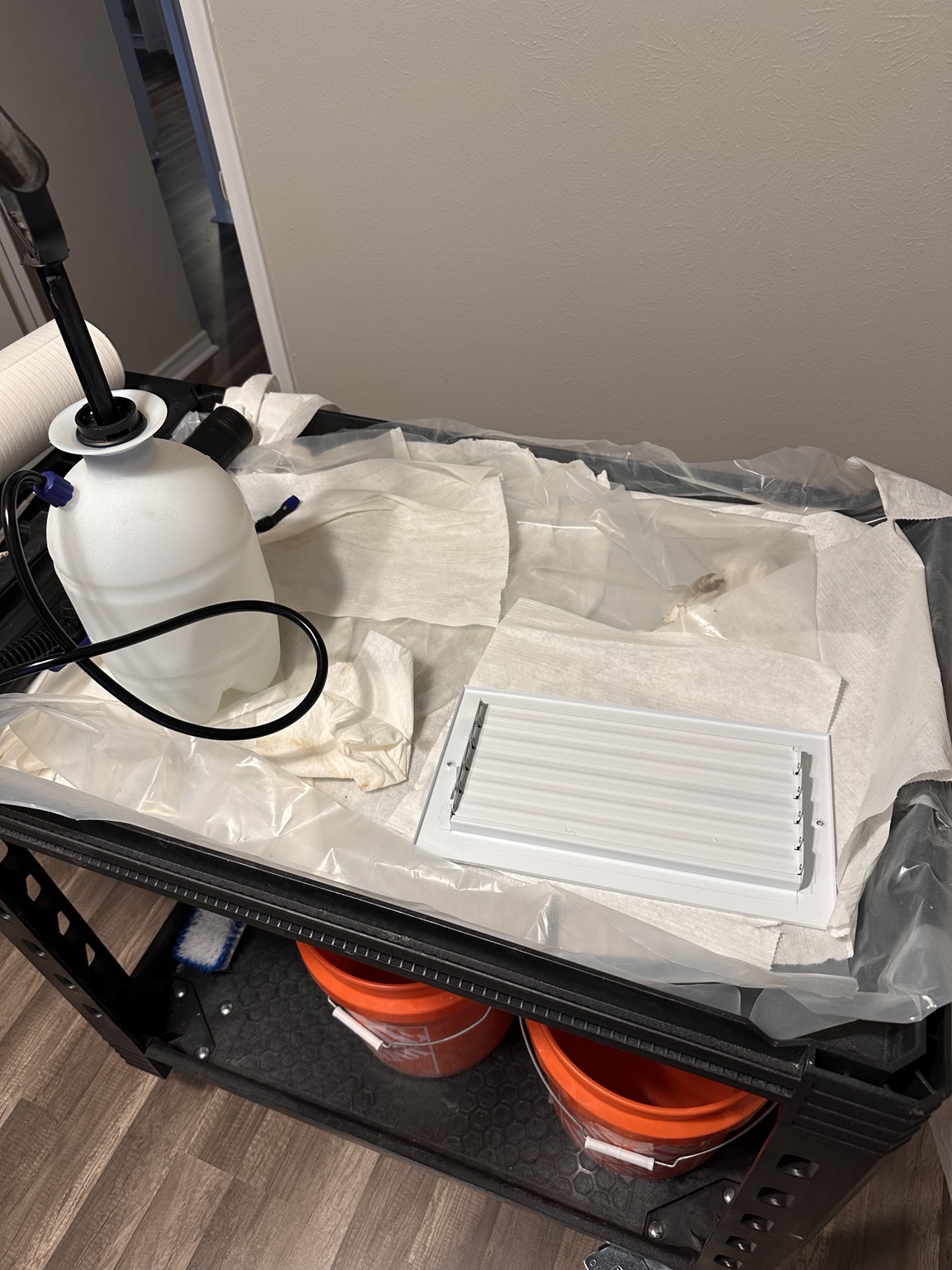 HVAC register cleaning